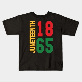 Black Proud African American for Juneteenth Kids T-Shirt